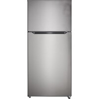 REFRIGERATOR 18 CF STAINLESS TOP MOUNT REVERSABLE DOOR 3 GLASS SHELVES