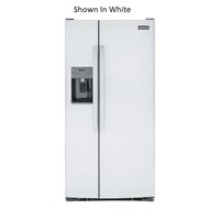 REFRIGERATOR 23.2 CF STAINLESS SIDE BY SIDE ICE/WATER IN-DOOR LED LIGHT 3 GLASS SHELVES