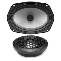 SPEAKER 6X9” 4-WAY SPEAKER, DUAL 0.75” ALUMINUM TWEETER / 2” MIDRANGE, PP CONE W/ RUBBER SURROUND,