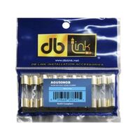 FUSE NICKEL PLATED 50 AMP AGU FUSE GOLD FILAMENT (BULK)  (K10)