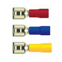 CONNECTOR 16-14 GA BLUE PRE INSULATED FEMALE CONNECTOR PVC  (B12)
