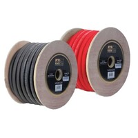 MAXCORE ELITE COPPER POWER WIRE MAXKORE 8GA BLACK POWER CABLE 100 FT
