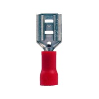 BUTT CONNECTORS 22-16 GA RED PRE INSULATED FEMALE CONNECTOR PVC  (B12)