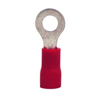 RING TERMINALS 22/18 GA RED PRE INSULATED ROUND SHAPE TERMINAL  (B12)