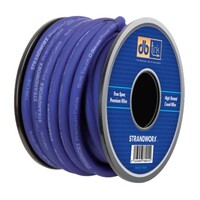 STRANDWORX CCA POWER WIRE  0 GA BLUE 50 FT STRANDWORX SOFT TOUCH POWER WIRE  (C14)