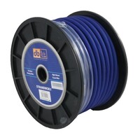 STRANDWORX CCA POWER WIRE  4 GA BLUE 100 FT STRANDWORX SOFT TOUCH POWER WIRE  (C14)
