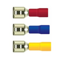 BUTT CONNECTORS 12-10 GA YELLOW PRE INSULATED FEMALE CONNECTOR PVC  (B12)