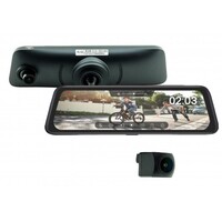 REARVIEW MIRROR FULL VIEW HD DVR W/ BACK-UP CAMERA