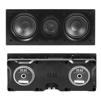 SPEAKER DUAL 5 1/4" IN-WALL CENTER WITH 1" SOFT-DOME TWEETER