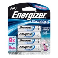 BATTERY AA ULT LITHIUM 4 PK