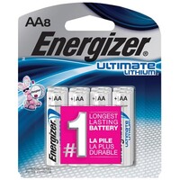BATTERY AA ULT LITHIUM 8 PK