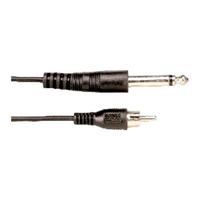 CABLE 1/4"-M TO RCA-M 6 FT.