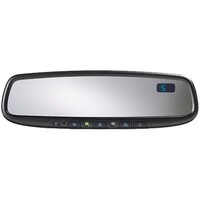 MIRROR GENTEX AUTO DIMMING REAR VIEW MIRROR WITH COMPASS AND HOMELINK 5 (BLUE BUTTONS)