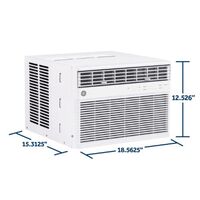 AIR CONDITIONER 8000 BTU SMART ELEC CONTROLS WINDOW FOR MED ROOMS UP TO 350 SQ FT