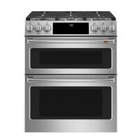 RANGE 6.7 CF GAS STAINLESS STEEL CAFE 21K 6 BURNER WIFI CONVECTION WIFI NO-PREHEAT AIR FRY