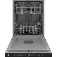 DISHWASHER 24" TOP CONTROLS PLASTIC INTERIOR  3RD RACK SANITIZE DRY BOOST  WHITE