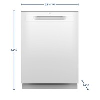 DISHWASHER WHITE DOOR TALL TUB DRY BOOST  STEAM & SANTIIZE