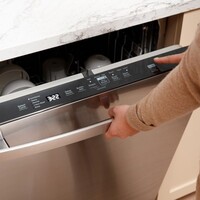 DISHWASHER SLATE TOP CONTROLS  3RD RACK STAINLESS STEEL INTERIOR SANITIZE