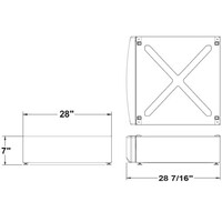 RISER FOR WASHER & DRYER  GFW550SSNWW  GFD55ESSNWW