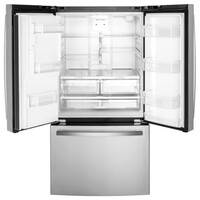 REFRIGERATOR  20.6 CU FT  FRENCH DOOR CD  FINGER PRINT RESISTANT STANLESS STEEL