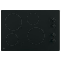 COOKTOP 30" BLACK 4 RADIANT ELEMENT POWER BOIL ELEMENT