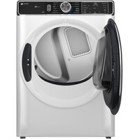 DRYER 7.8 CF ELECTRIC WHITE FRONT LOAD SMART 12 CYCLES STEAM SANITIZE CYCLE