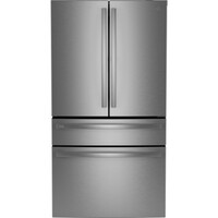 REFRIGERATOR 29 CF STAINLESS STEEL 4 DOOR FRENCH DOOR  W/DOOR IN DOOR FINGERPRINT RESISTANT