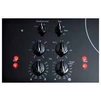 COOKTOP 30"  DOWNDRAFT 4 ELEMENT  GLASS TOP  BLACK