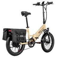 EBIKE FOLDABLE 20MPH 45M RANGE -SAND