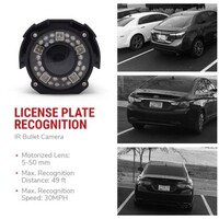 CAMERA 2MP HDAVS LICENSE PLATE RECOGNITION BULLET OUTDOOR 5-50MM LENS