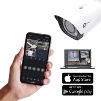 CAMERA 2MP IP EDGE LNE, MID SIZE BULLET, VARIFOCAL 2.7-12MM MOTORIZED LENS