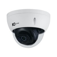 CAMERA 2MP IP INDOOR/OUTDOOR SMALL SIZE VANDAL DOME 2.8MM FEET IR POE