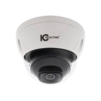CAMERA 4MP IP EDGE LINE, SMALL SIZE VANDAL DOME, FIXED 2.8MM LENS, POE CAPABLE