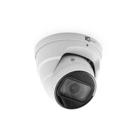 CAMERA 8MP IP INDOOR/OUTDOOR SMALL SIZE VANDAL EYEBALL DOME VAIFOCAL 2.7 - 13.5MM LENS 164 FEET IR P