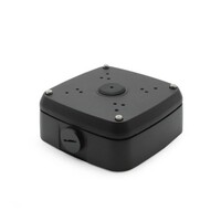 JUNCTION BOX INDOOR/ OUTDOOR, CONDUIT THEADED INPUTS - BLACK