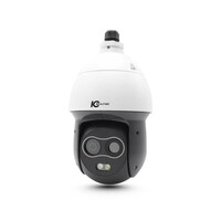 CAMERA IP DUAL LENS THERMAL PTZ 256 X 192 THERMAL RESOLUTION 4MP VISIBLE RESOLUTION AI -AUTO TRACK