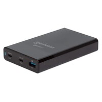 CHARGING STATION (1)USB-C PD TO 60 W (1)USB-C PD 18 W (1) QUICK CHARGE POWER PORT TO 18 W BLACK