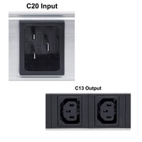 POWER DISTRIBUTION UNIT 8 PORT 19" RACKMOUNT INTELLIGENT
