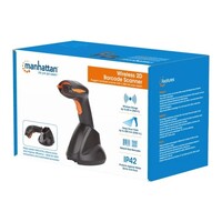 BARCODE SCANNER 2D SCAN DEPTH UP TO 9.84 IN. WIRELESS RANGE UP TO 264 FT RUGGED IP42-RATED HOUSING