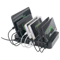 CHARGING STATION 10 PORT USB 8 BAY STAND 76 W 12 A