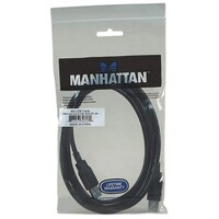 CABLE USB 2.0 TYPE-A MALE TO TYPE-A MALE 480 MBPS 6 FT BLACK