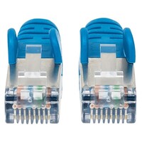 CABLE CAT6A BOOTED  BLUE 1FT