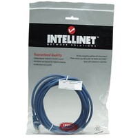 CABLE CAT5E BOOTED BLUE 3FT
