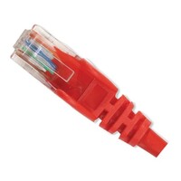 CABLE CAT5E BOOTED RED 7FT
