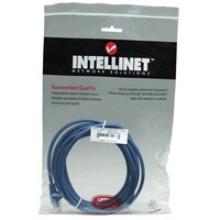CABLE CAT5E BOOTED BLUE 14FT