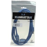 CABLE USB 3.2 GEN 1 TYPE-A MALE TO TYPE-A FEMALE 5 GBPS 6.5 FT BLUE