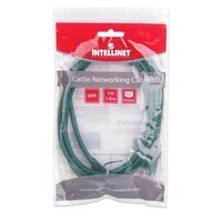 CABLE CAT5E BOOTED GREEN 5FT