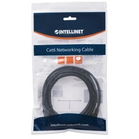 CABLE CAT6 BOOTED BLACK 3FT