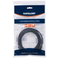 CABLE CAT6 BOOTED BLACK 10FT