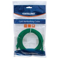 CABLE CAT6 BOOTED GREEN 3FT